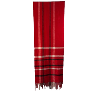 Scarf Red/Black/White